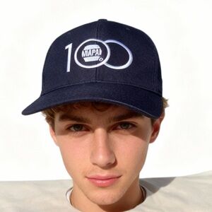 NAPA 100-Year Anniversary baseball cap in a navy blue color w/embroidered logo